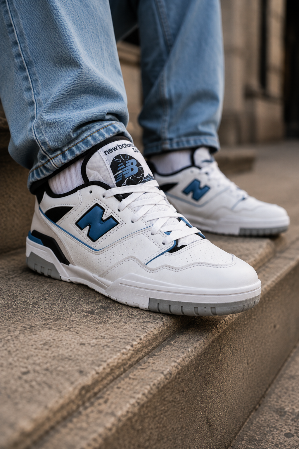 New Balance 480 White & Blue