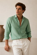 Premium Sage Green Linen Shirt