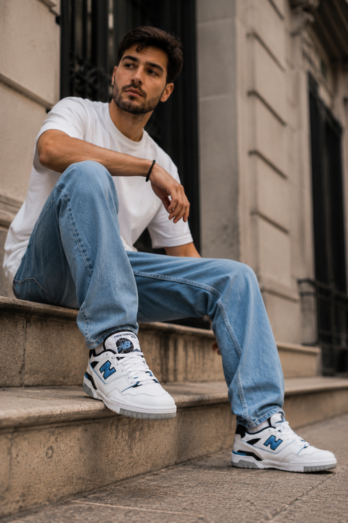 New Balance 480 White & Blue